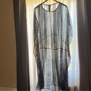 Sheer 100% silk dress
